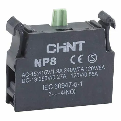 [PUSH BUTTONS] NP8 CNT BLK N/O